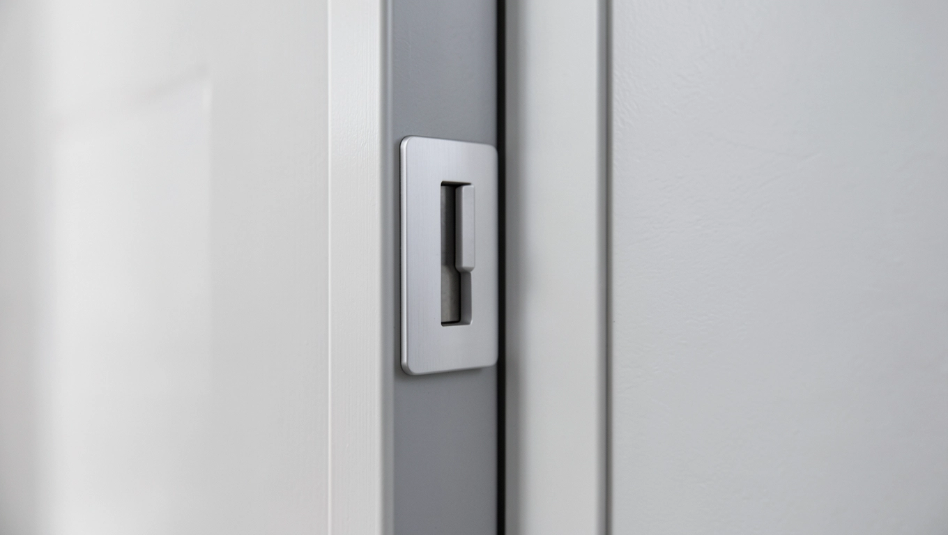 Budowa zamka wpuszczanego do drzwi