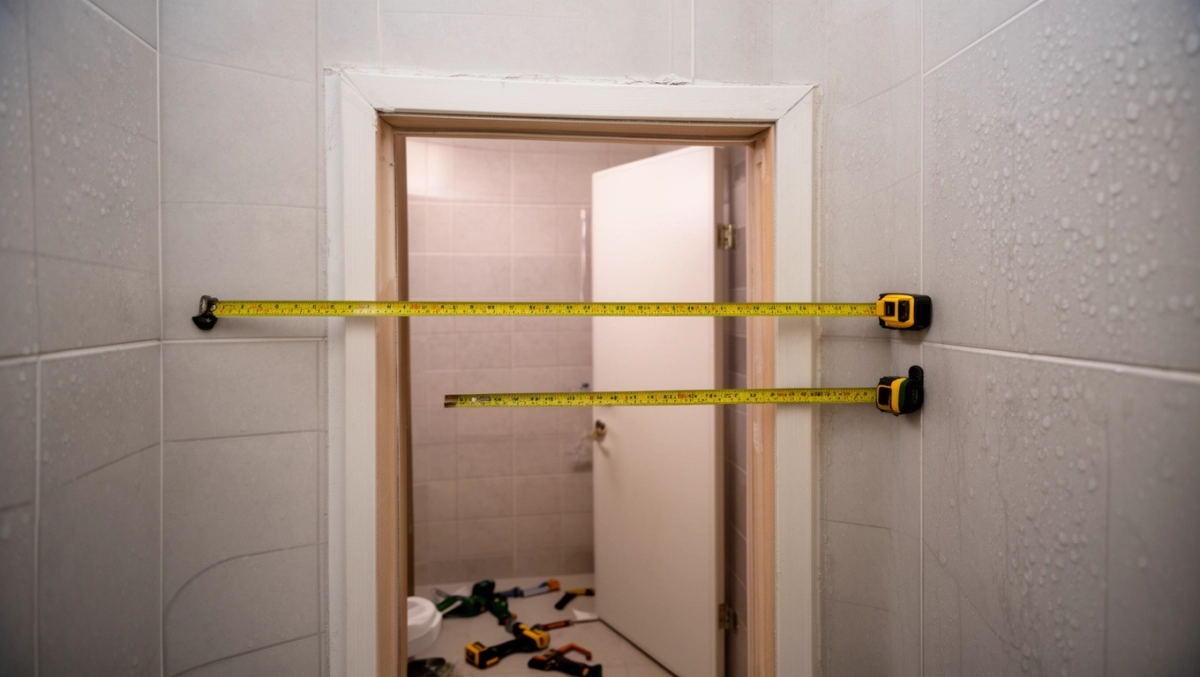 jak zmierzyc drzwi do lazienki