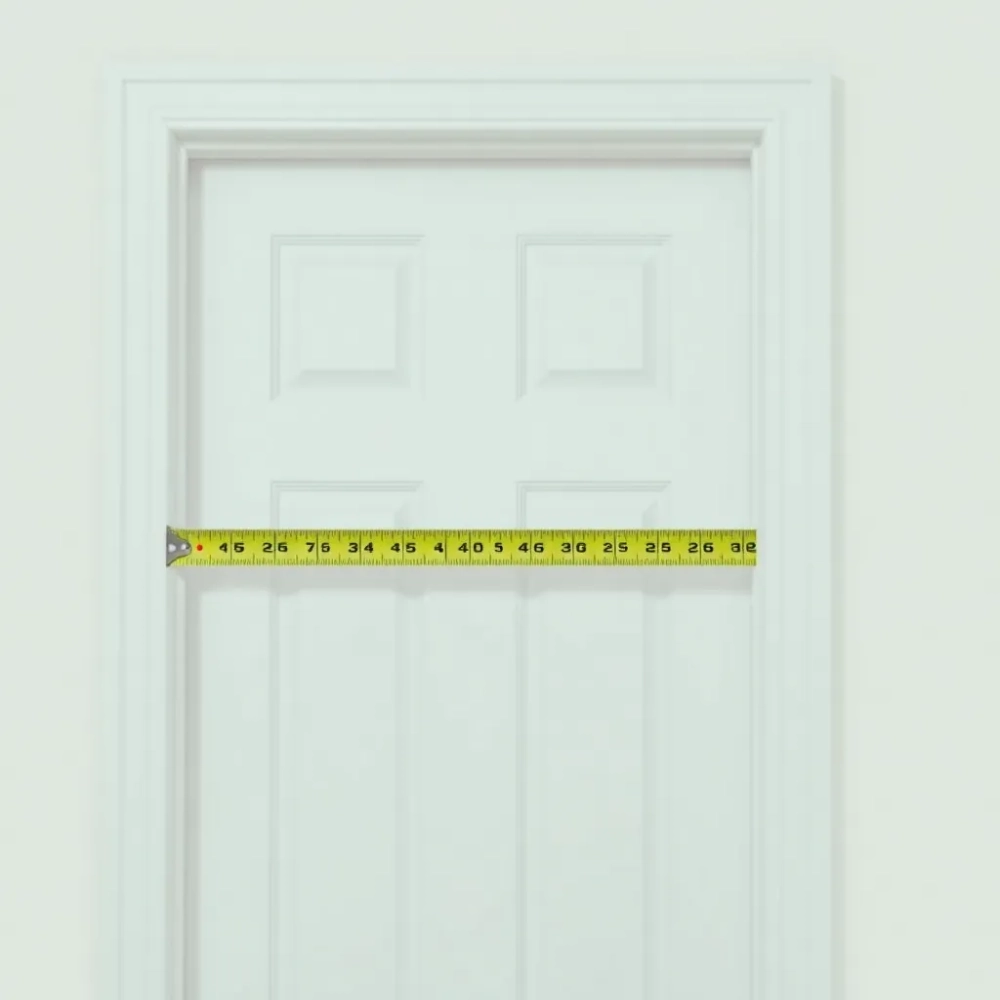 Jak zmierzyć szerokość skrzydła drzwi