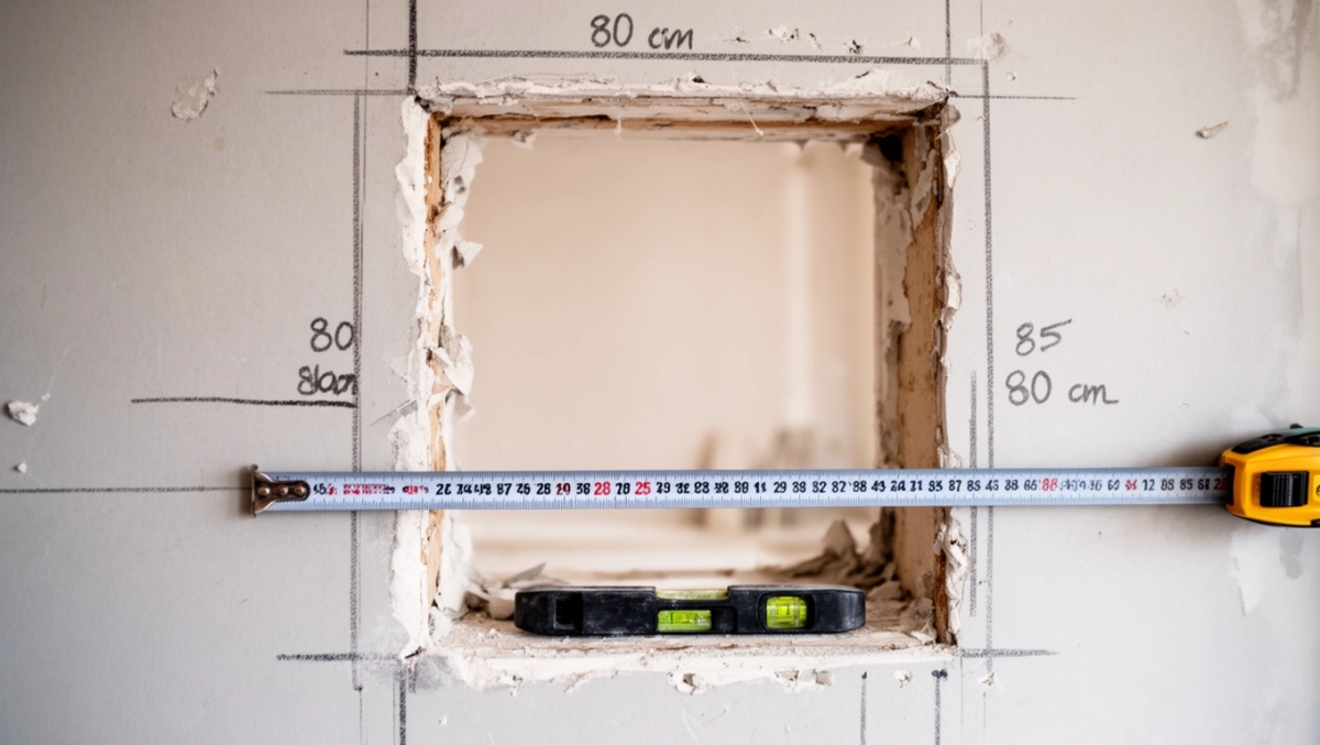 jaki otwór pod drzwi 80