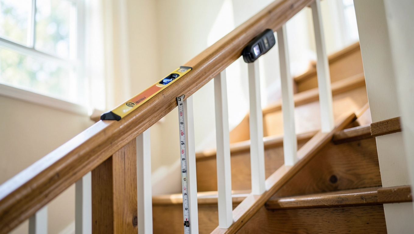 Narzędzia do pomiaru wysokości balustrady