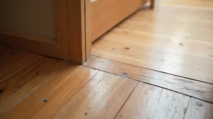 Jak układać panele względem drzwi