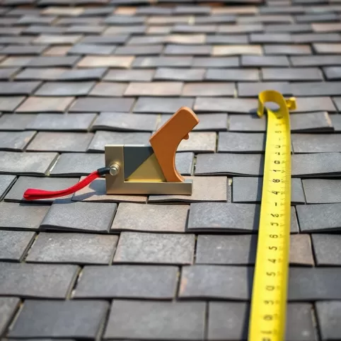 Jak zmierzyć kąt prosty na dachu
