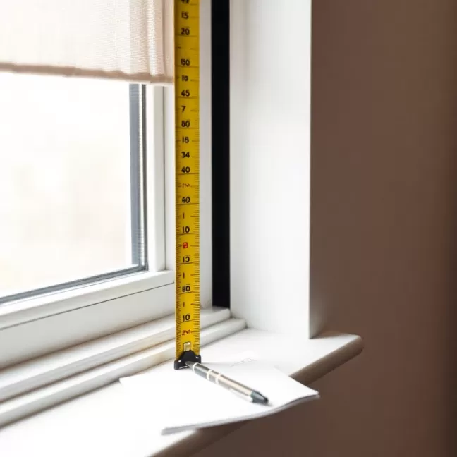 Jak zmierzyć okno do rolet w kasecie