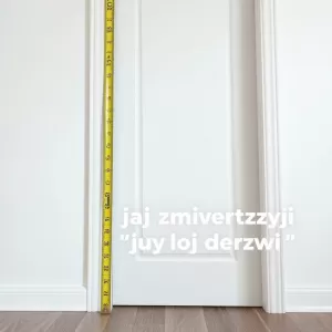 Jak zmierzyć wysokość drzwi