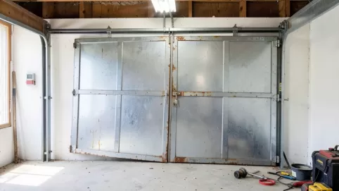 Jak zrobić drzwi do garażu z blachy