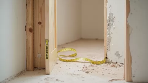 Jaki otwór pod drzwi 70 z ościeżnicą regulowaną