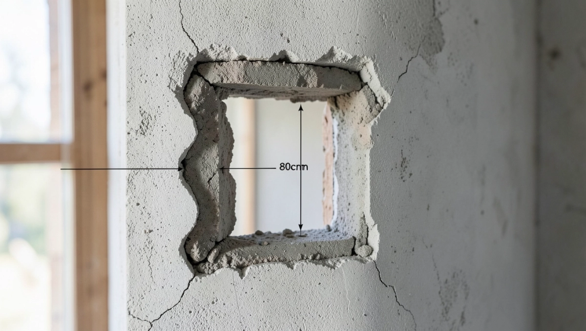 wymiar otworu pod drzwi 80