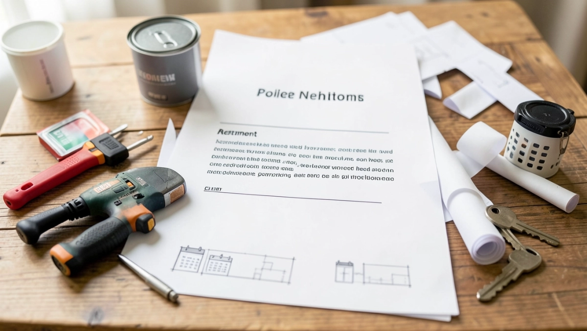 Zawiadomienie o remoncie mieszkania wzór